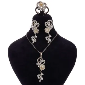 نیم ست نقره زنانه کد 2343