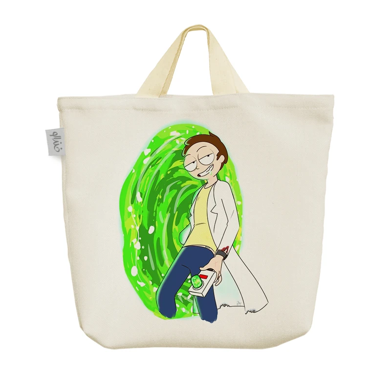 ساک خرید خندالو مدل ریک و مورتی Rick and Morty کد 5390