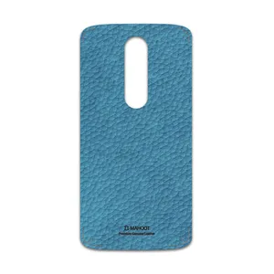 MAHOOT Blue-Leather Cover Sticker for motorola Moto X Force