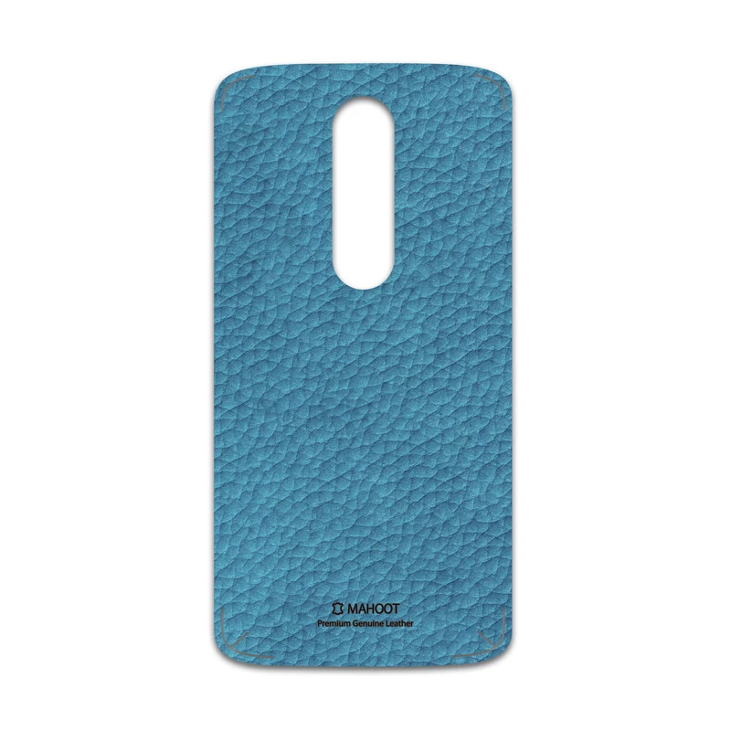 برچسب پوششی ماهوت مدل Blue-Leather مناسب برای گوشی موبایل موتورولا Moto X Force