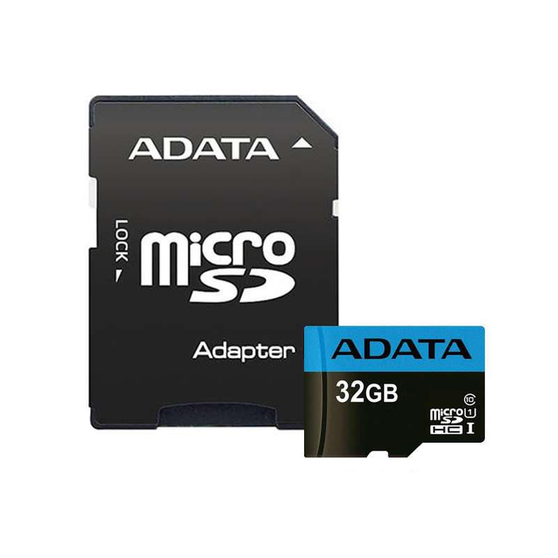 کارت حافظه microSDHC ای دیتا مدل Premier کلاس 10 استاندارد UHS-I U1 سرعت 100MBps ظرفیت 32 گیگابایت به همراه آداپتور SD کارت حافظه microSDHC ای دیتا مدل Premier کلاس 10 استاندارد UHS-I U1 سرعت 100MBps ظرفیت 32 گیگابایت به همراه آداپتور SD