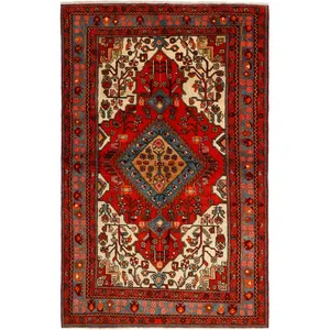 فرش دستبافت سه و نیم متری مدل نهاوند ایلیاتی کد 503594