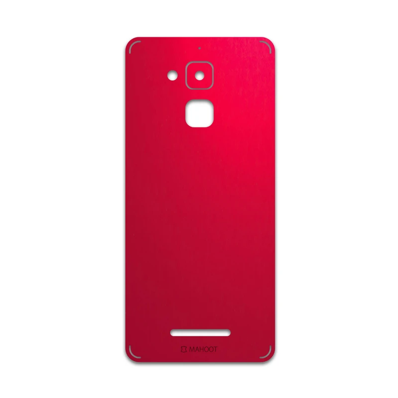 برچسب پوششی ماهوت مدل Matte-Warm-Red مناسب برای گوشی موبایل ایسوس Zenfone 3 Max ZC520TL