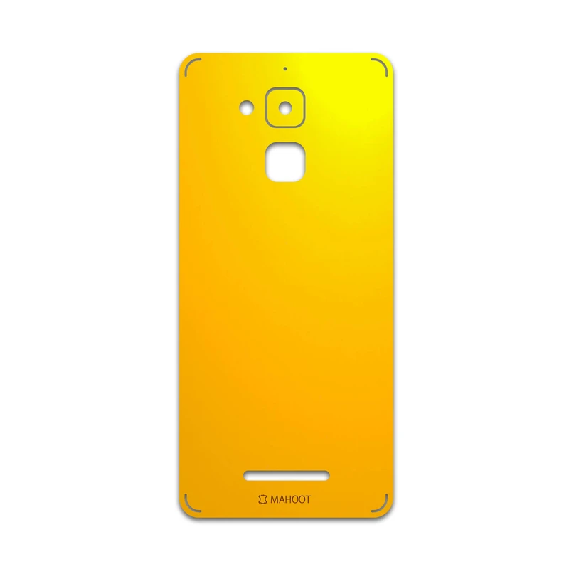 برچسب پوششی ماهوت مدل Matte-Deep-Mustard مناسب برای گوشی موبایل ایسوس Zenfone 3 Max ZC520TL