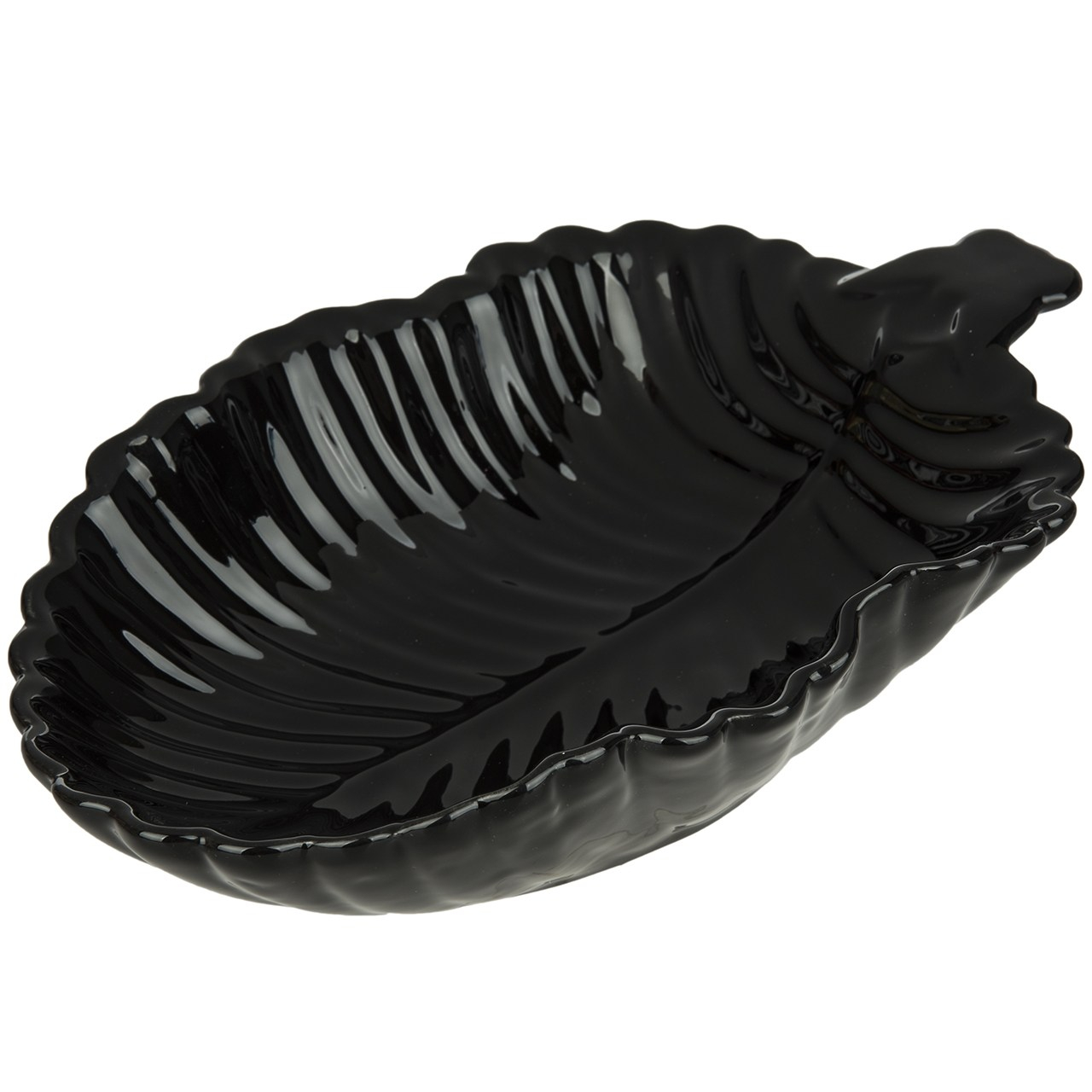 کاسه سرو مدل Black Leaf