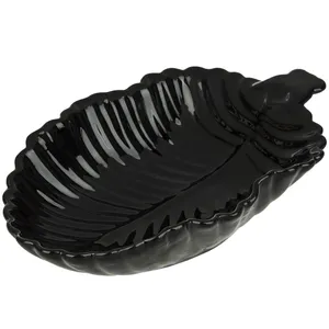 کاسه سرو مدل Black Leaf