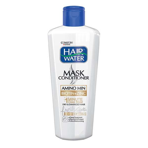 ماسک مو هیر واتر مدل BIOTIN+ZINC حجم 400 میلی لیتر