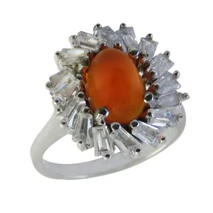 انگشتر نقره زنانه کد 2353