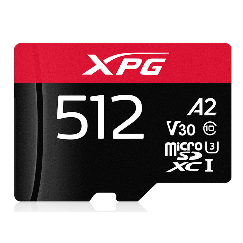 کارت حافظه‌ microSDXC ای دیتا ایکس پی جی مدل INSTANT GAME-IFICATION کلاس 10 استاندارد UHS-I U3 سرعت 100MBps ظرفیت 512 گیگابایت