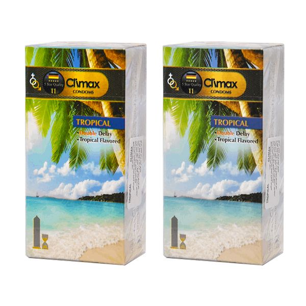 کاندوم کلایمکس مدل TROPICAL2 مجموعه 2 عددی - - 1