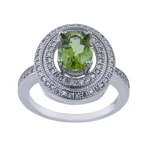 انگشتر نقره زنانه بازرگانی میلادی کد AWR-167