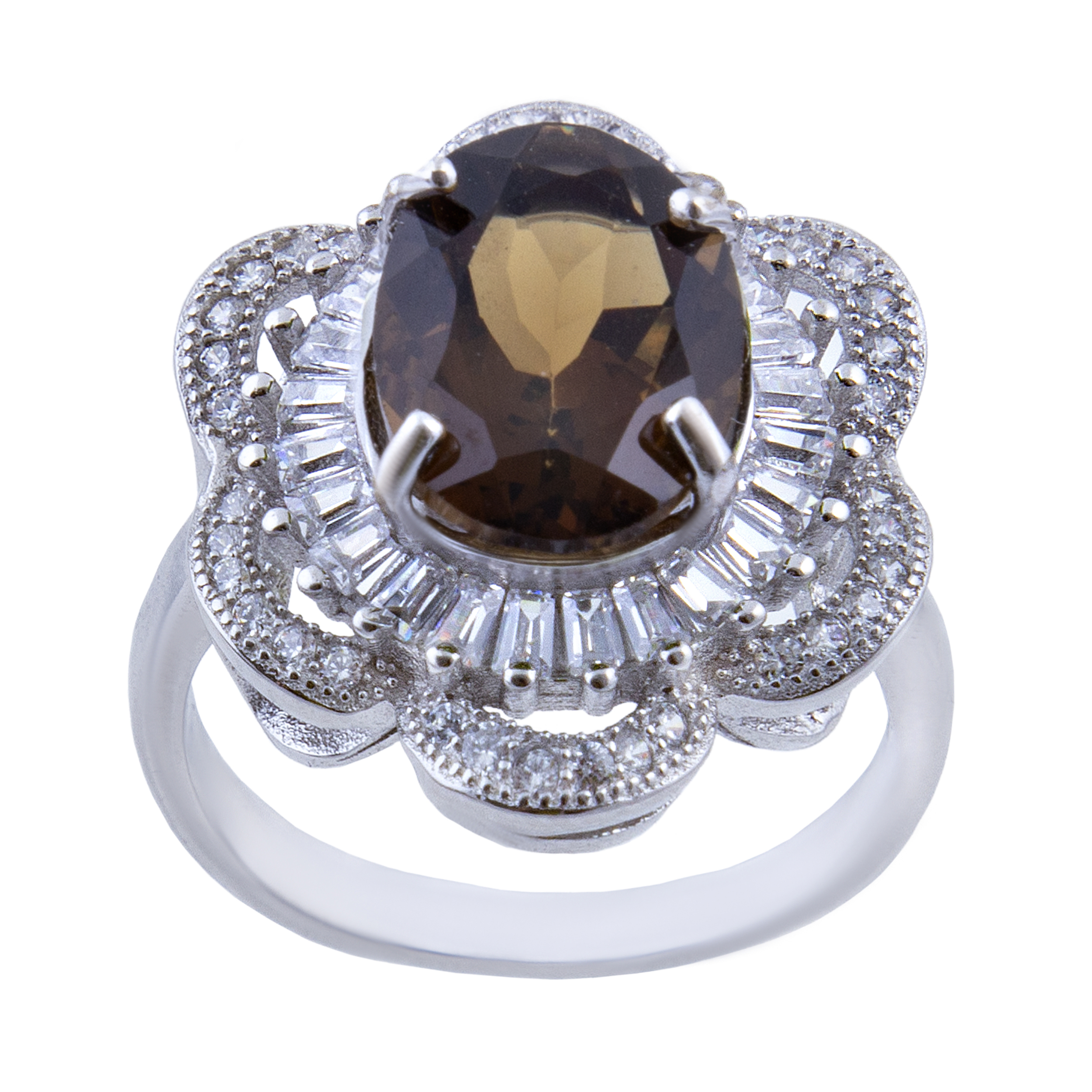 انگشتر نقره زنانه بازرگانی میلادی کد AWR-168