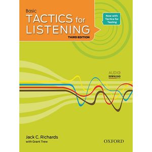 کتاب Tactics for Listening Basic اثر Jack C. Richard and Grant Trew انتشارات Oxford