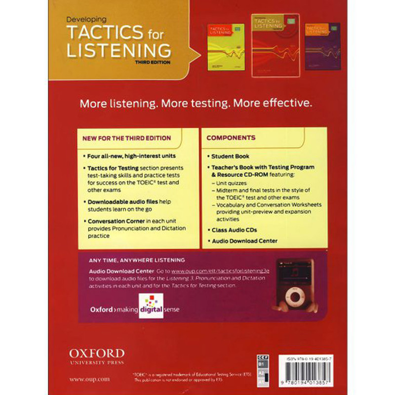 کتاب Developing Tactics for Listening اثر Jack C. Richard with Grant Trew انتشارات Oxford کتاب Developing Tactics for Listening اثر Jack C. Richard with Grant Trew انتشارات Oxford