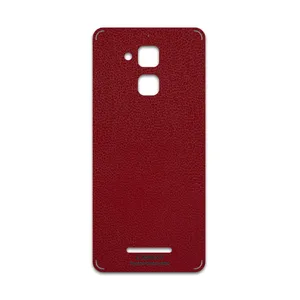 MAHOOT Red-Leather Cover Sticker for ASUS Zenfone 3 Max ZC520TL