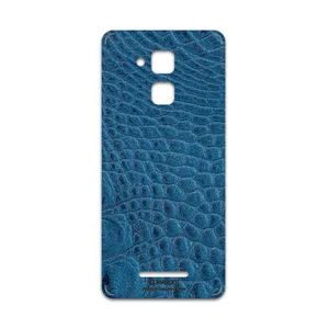 MAHOOT Blue-Crocodile-Leather Cover Sticker for ASUS Zenfone 3 Max ZC520TL