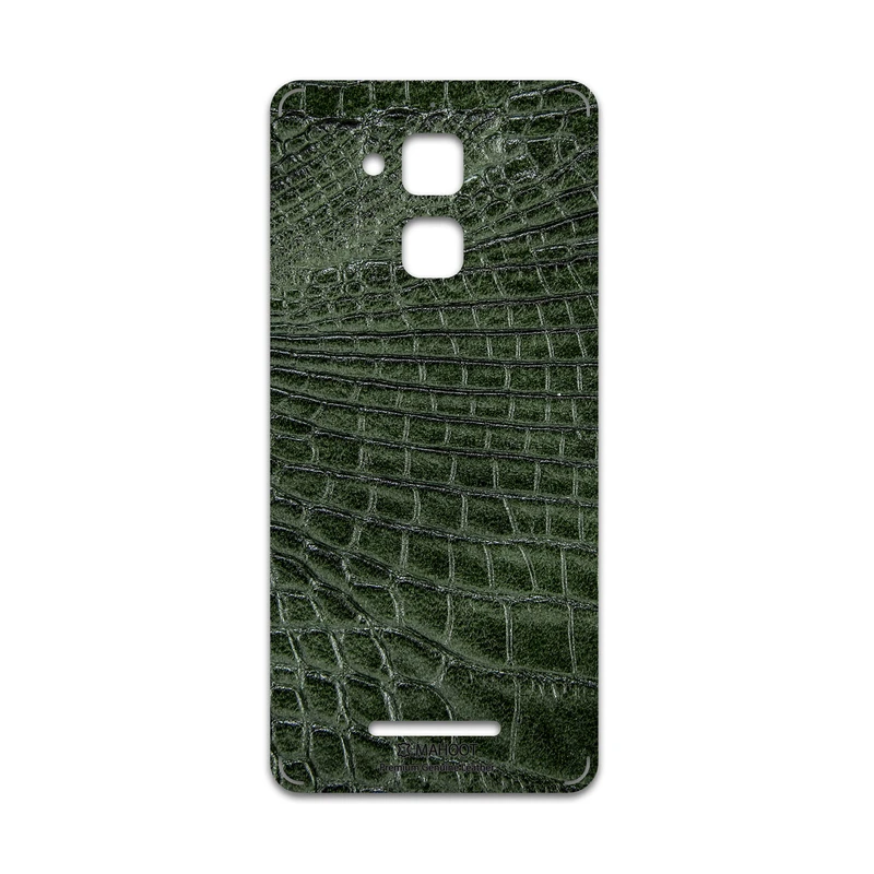 برچسب پوششی ماهوت مدل Green-Crocodile-Leather مناسب برای گوشی موبایل ایسوس Zenfone 3 Max ZC520TL