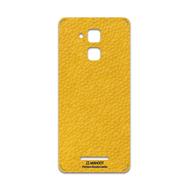برچسب پوششی ماهوت مدل Mustard-Leather مناسب برای گوشی موبایل ایسوس Zenfone 3 Max ZC520TL