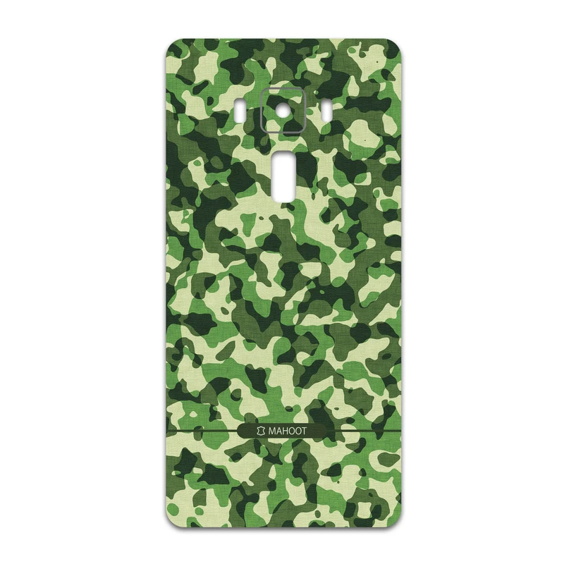 برچسب پوششی ماهوت مدل Army-Green2-Pattern مناسب برای گوشی موبایل ایسوس Zenfone 3 Deluxe ZS570KL