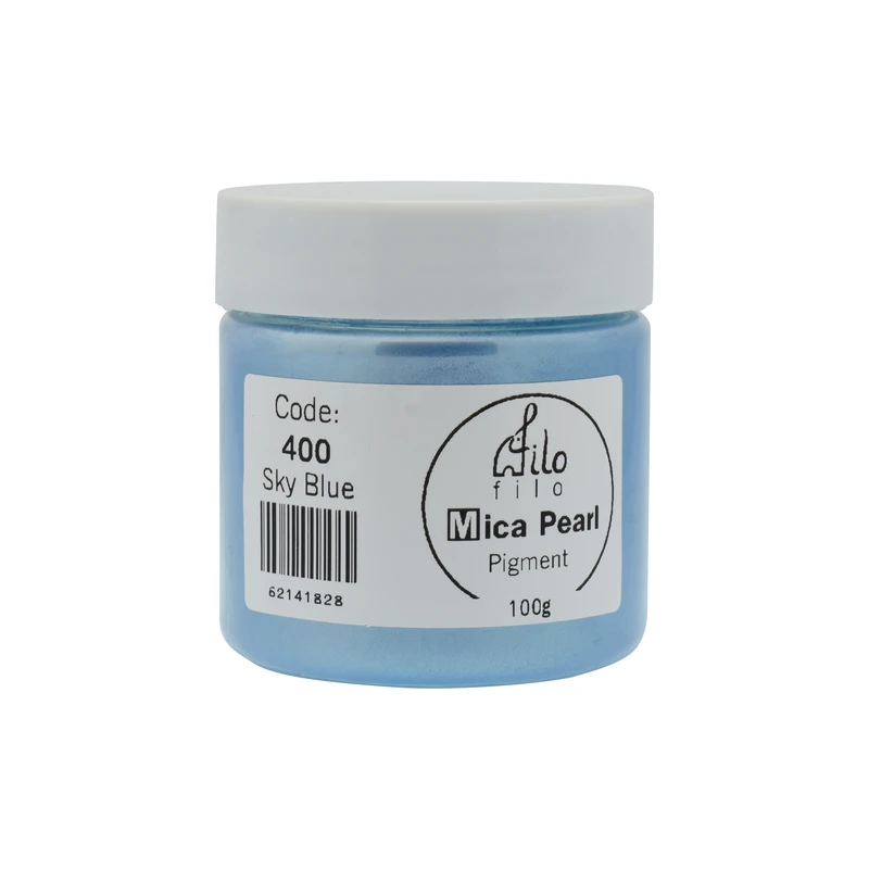 پودر رنگ رزین اپوکسی فیلو مدل Mica.L حجم 200 میلی‌ لیتر