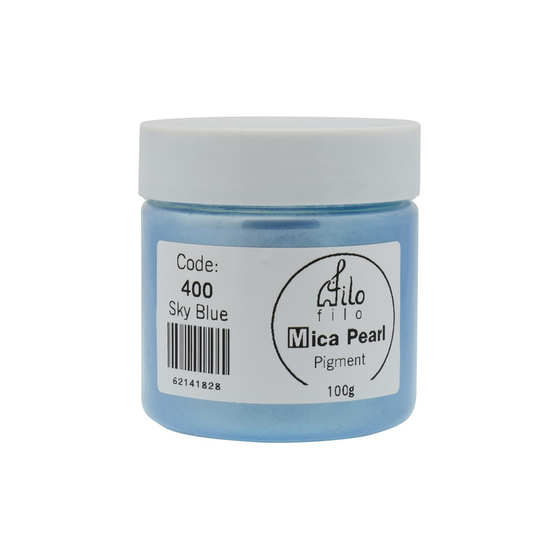 پودر رنگ رزین اپوکسی فیلو مدل Mica.L حجم 200 میلی‌ لیتر