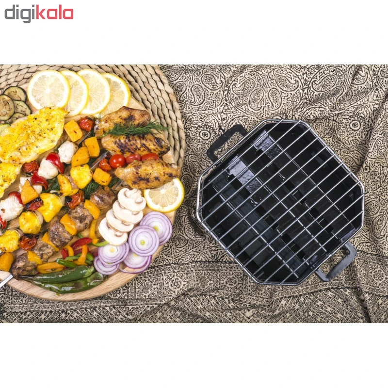 عکس شماره 12 : کباب پز روگازی مدل کیوبیک