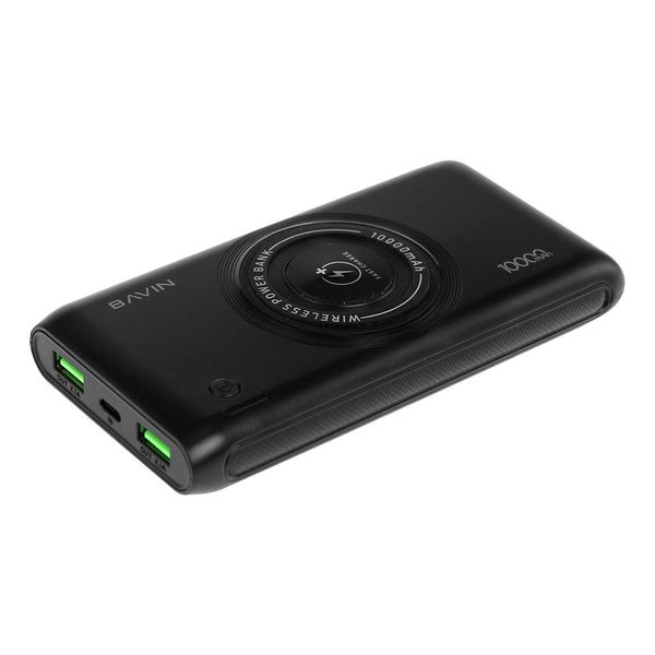 شارژر همراه بی سیم باوین مدل PC095 ظرفیت ۱۰۰۰۰ میلی آمپر ساعت شارژر همراه بی سیم باوین مدل PC095 ظرفیت ۱۰۰۰۰ میلی آمپر ساعت