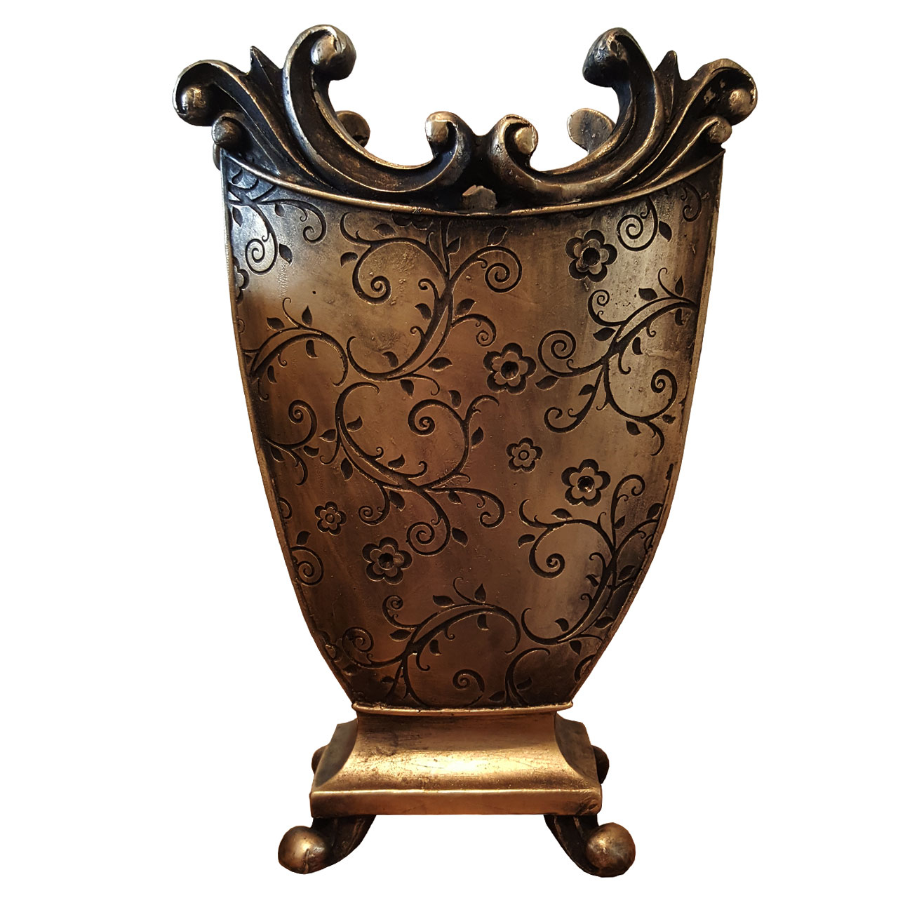 سطل زباله لیلپار طرح گل مدل DKH-7303 B گنجایش ۵ لیتر