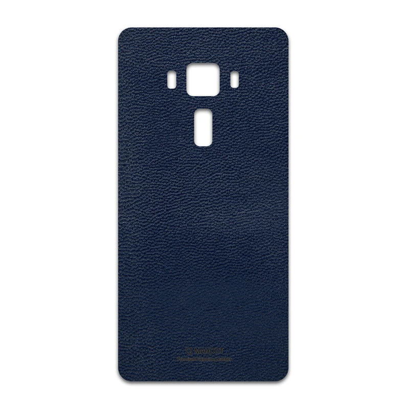 برچسب پوششی ماهوت مدل Deep-Blue-Leather مناسب برای گوشی موبایل ایسوس Zenfone 3 Deluxe ZS570KL