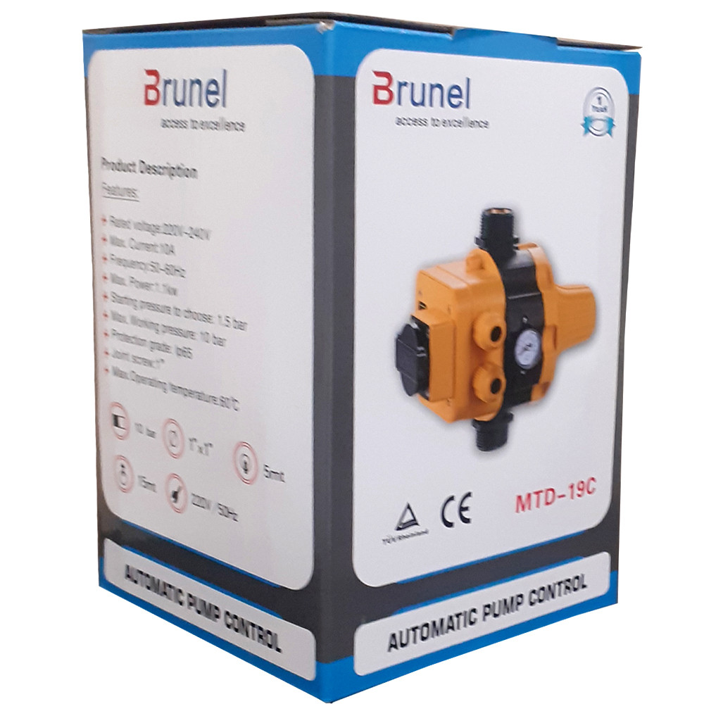 کلید اتوماتیک پمپ آب برونل مدل MTD-19C کلید اتوماتیک پمپ آب برونل مدل MTD-19C