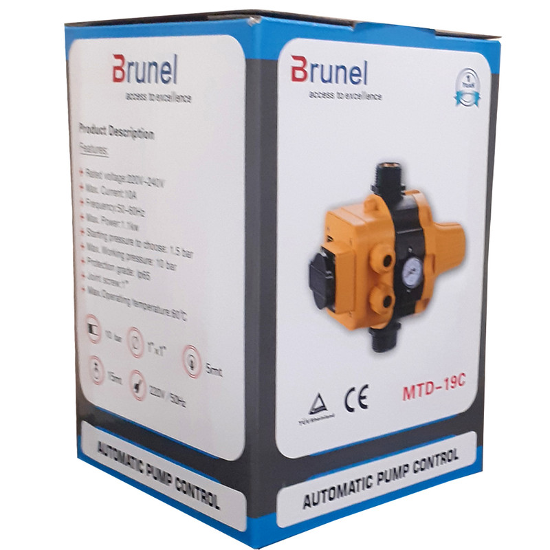 کلید اتوماتیک پمپ آب برونل مدل MTD-19C کلید اتوماتیک پمپ آب برونل مدل MTD-19C