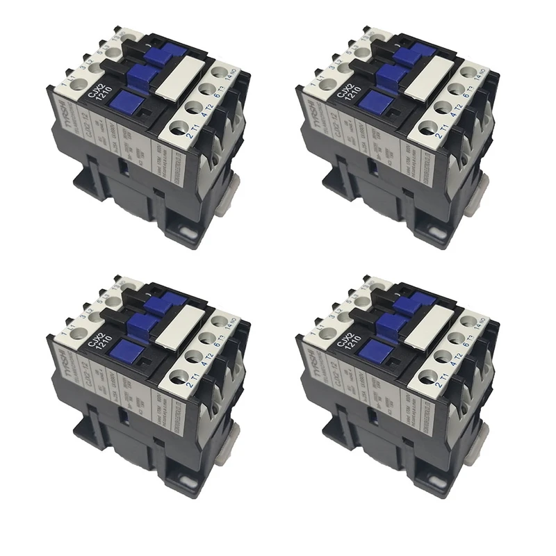  کنتاکتور ترایشی مدل CJX2-12 بسته 4 عددی