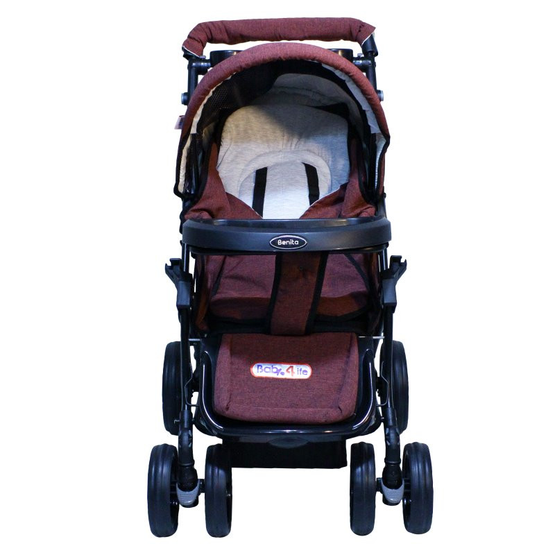 ست کالسکه دلیجان طرح baby4life کد ZR203