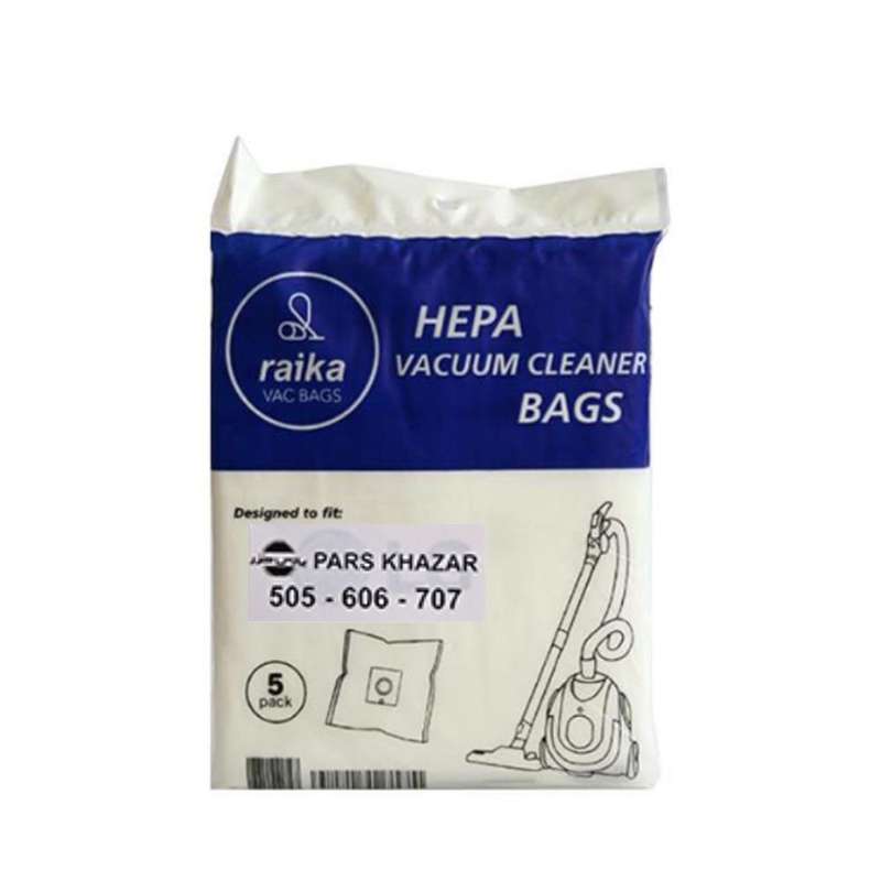 کیسه جاروبرقی رایکا مدل هپا مناسب جاروبرقی پارس خزر 505 - 606 - 707