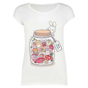 تیشرت زنانه طرح Hello spring Animals کد 1000013