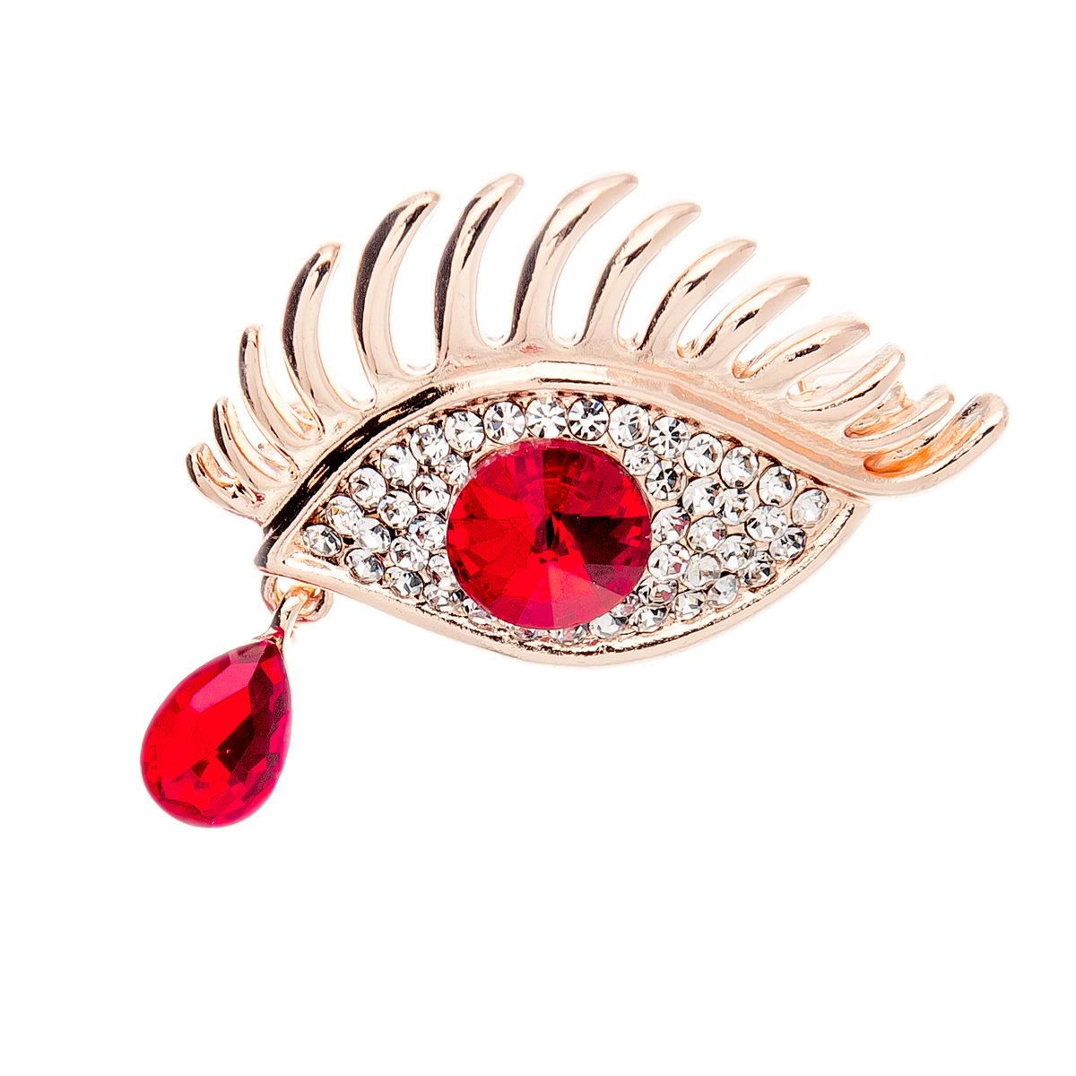 گل سینه زنانه طرح چشم کد G1061