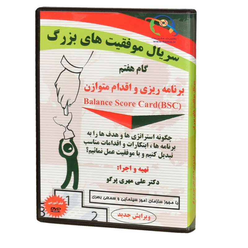 ویدئو آموزش برنامه ریزی و اقدام متوازن (BSC) Balance Score Card نشر موسسه انتشاراتی مرز فکر ویدئو آموزش برنامه ریزی و اقدام متوازن (BSC) Balance Score Card نشر موسسه انتشاراتی مرز فکر
