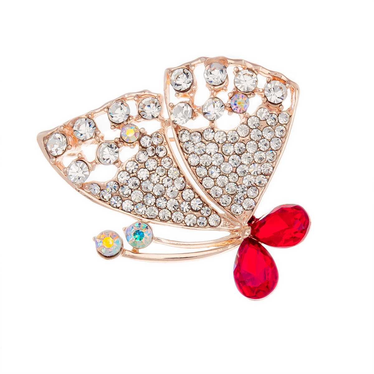 گل سینه زنانه طرح پروانه کد G1062