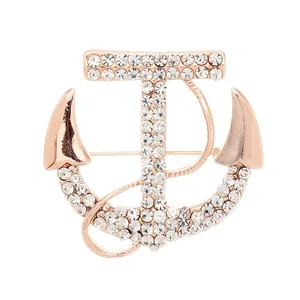 گل سینه زنانه طرح لنگر کد G1069