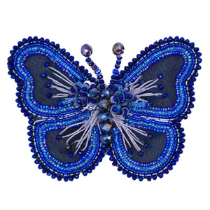 گل سینه طرح پروانه کد 01