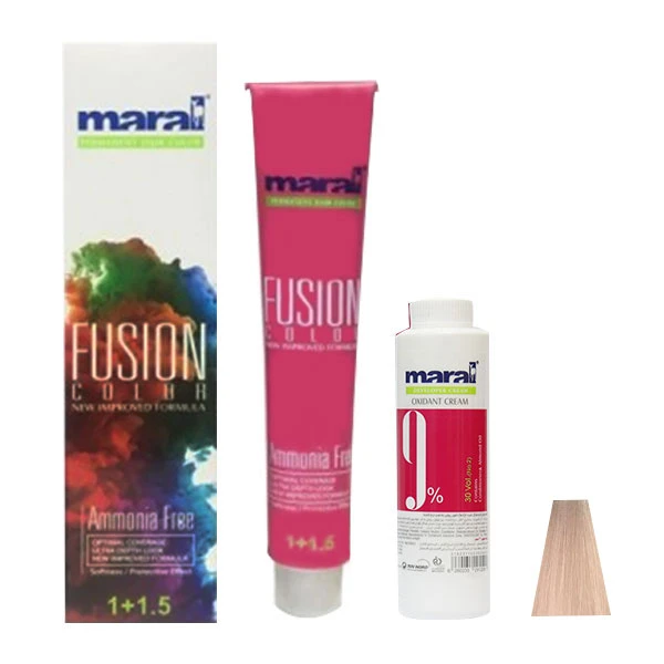 کیت رنگ مو مارال مدل Fusion شماره 9.251 حجم 100 میلی لیتر رنگ قهوه ای پوست پیازی