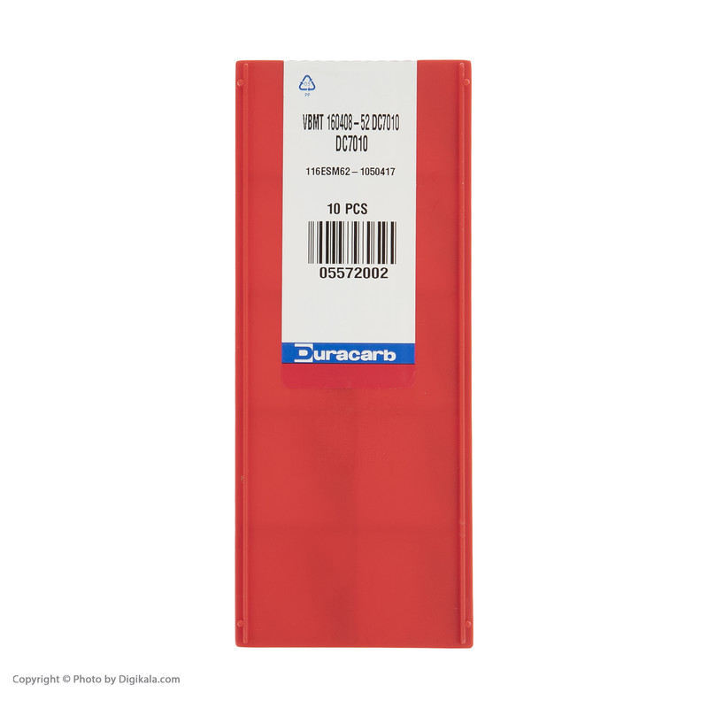 اینسرت دوراکارب کد VBMT 160408-52 DC7010 بسته 10عددی