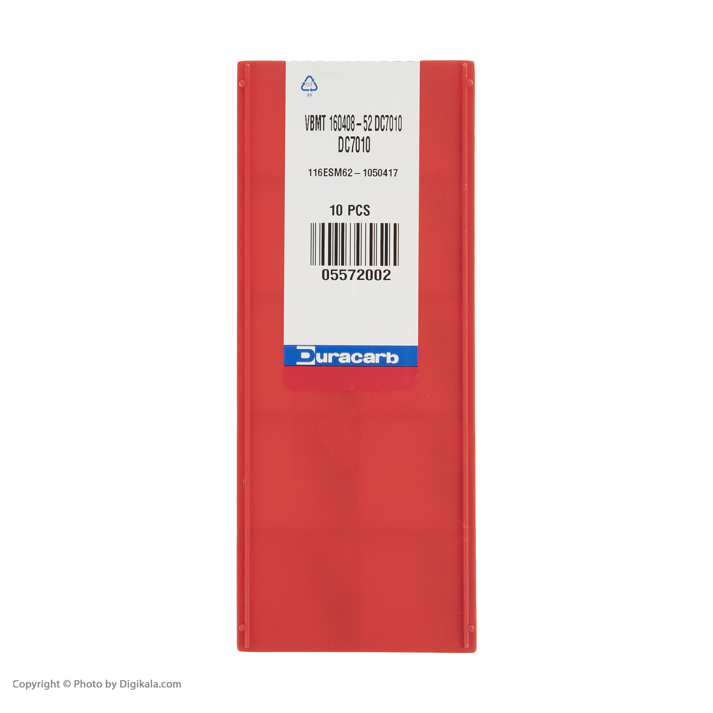 اینسرت دوراکارب کد VBMT 160408-52 DC7010 بسته 10عددی اینسرت دوراکارب کد VBMT 160408-52 DC7010 بسته 10عددی