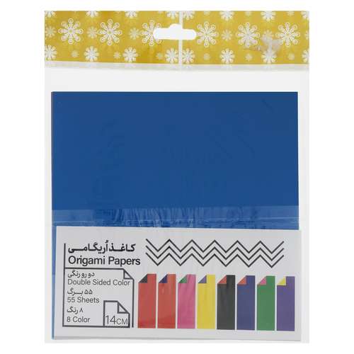 کاغذ اوریگامی مدل 140 بسته 55 عددی