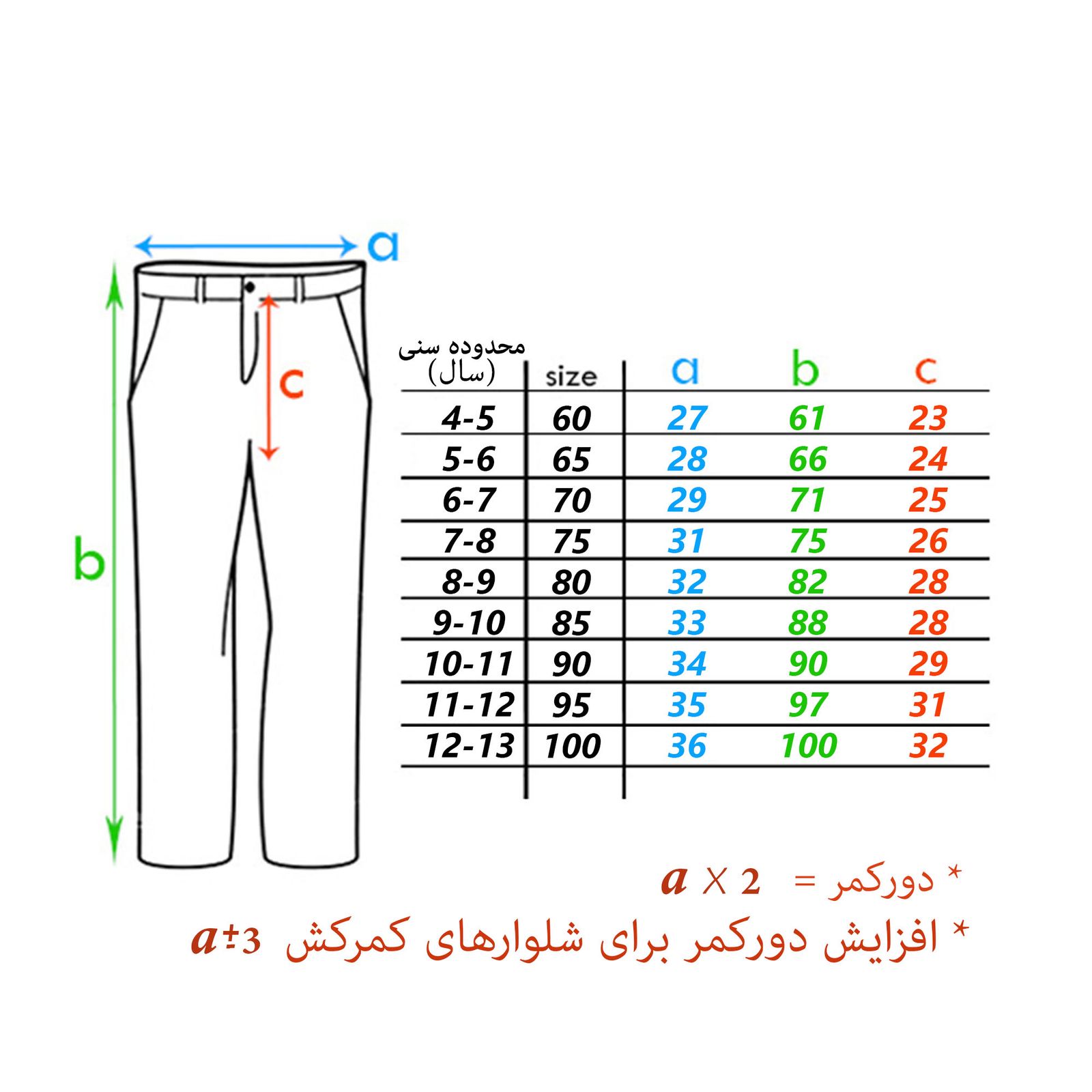 شلوار بچگانه کد 10007 -  - 3