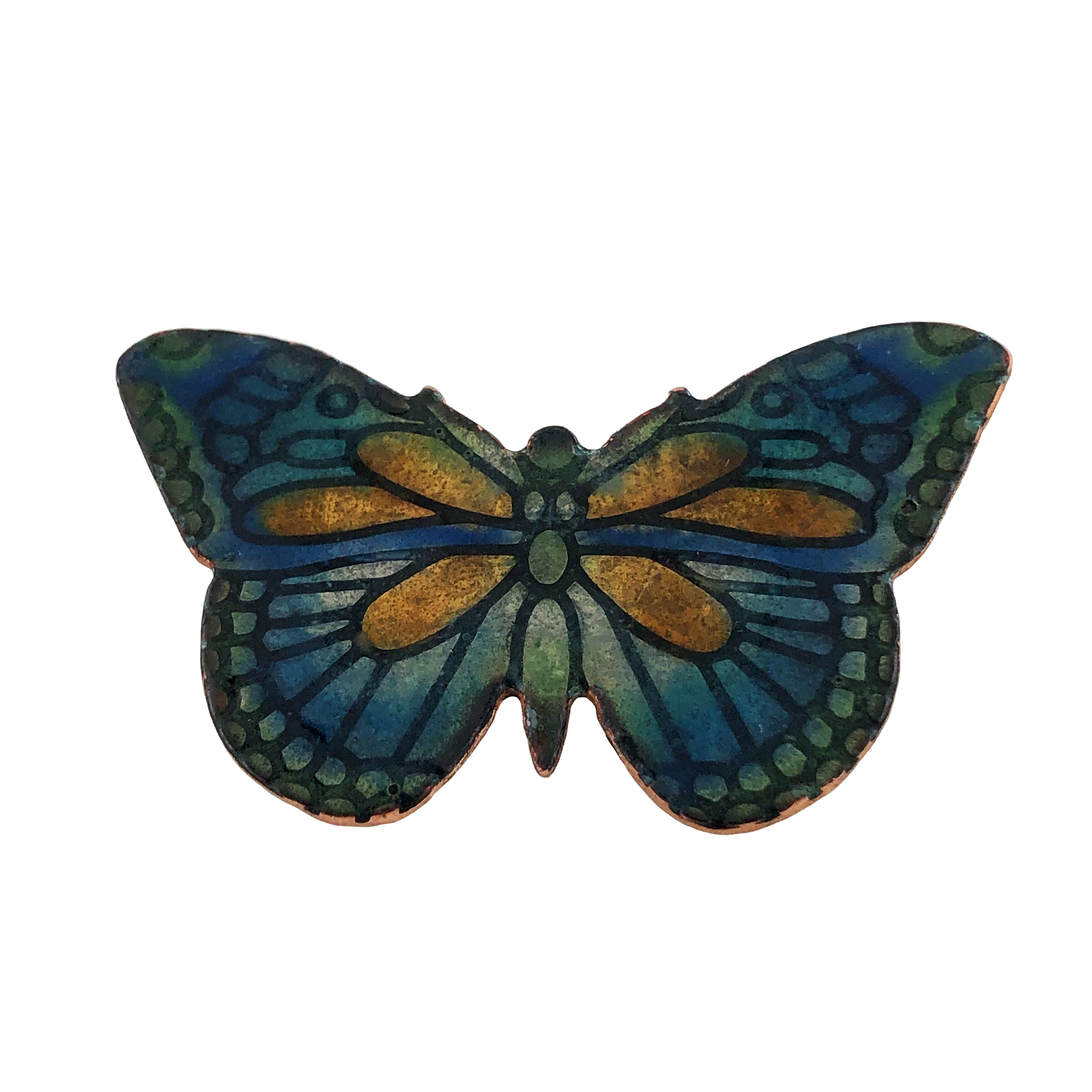 گل سینه آراسته طرح پروانه مدل GZ98897