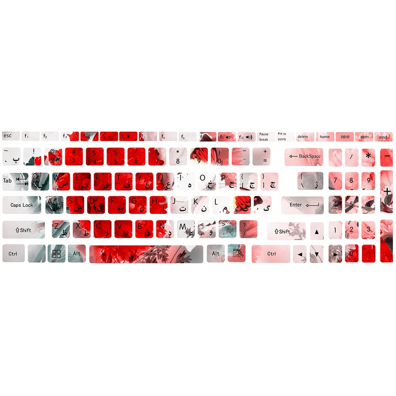  برچسب حروف فارسی کیبورد کد B-02