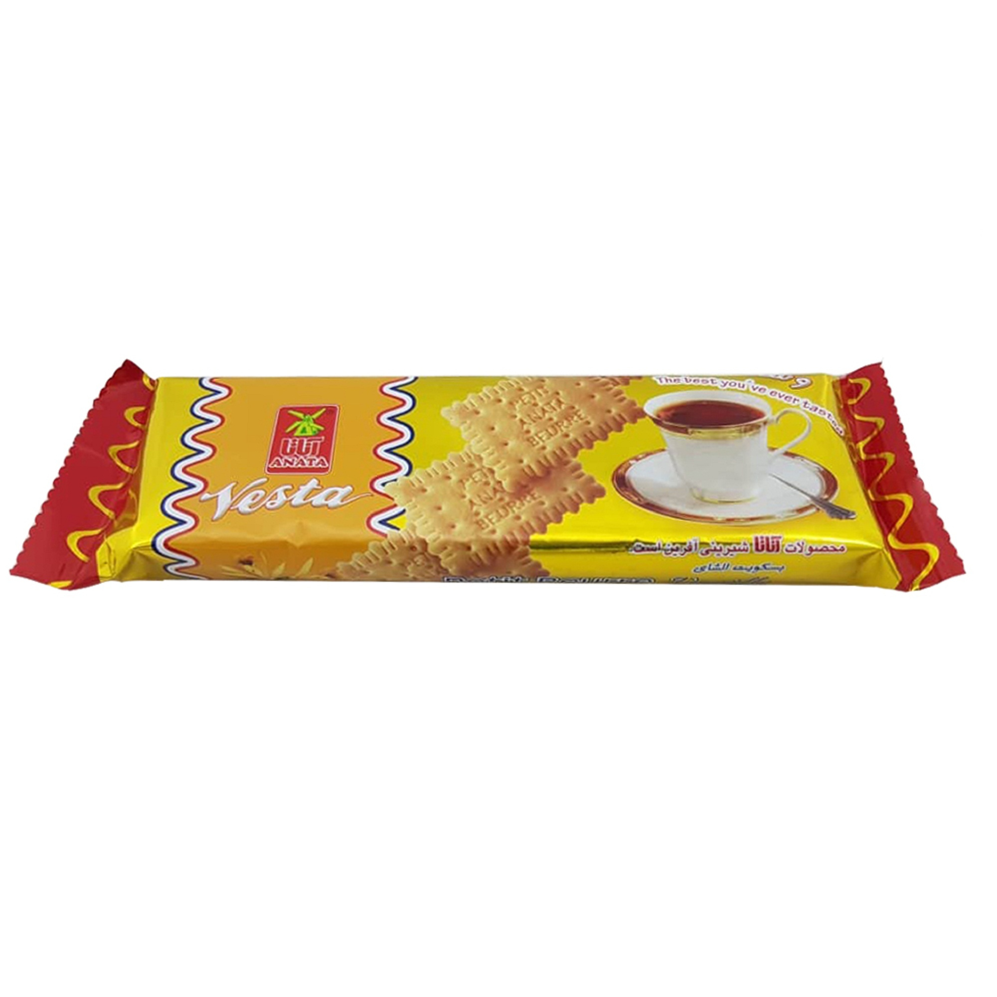 بیسکویت پتی بور وانیلی آناتا - 70 گرم بسته 48 عددی