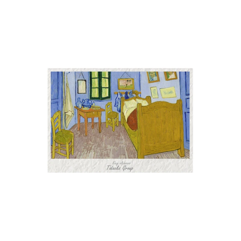  استیکر تیداکس گروپ طرح Vincent Vangogh کد TII438