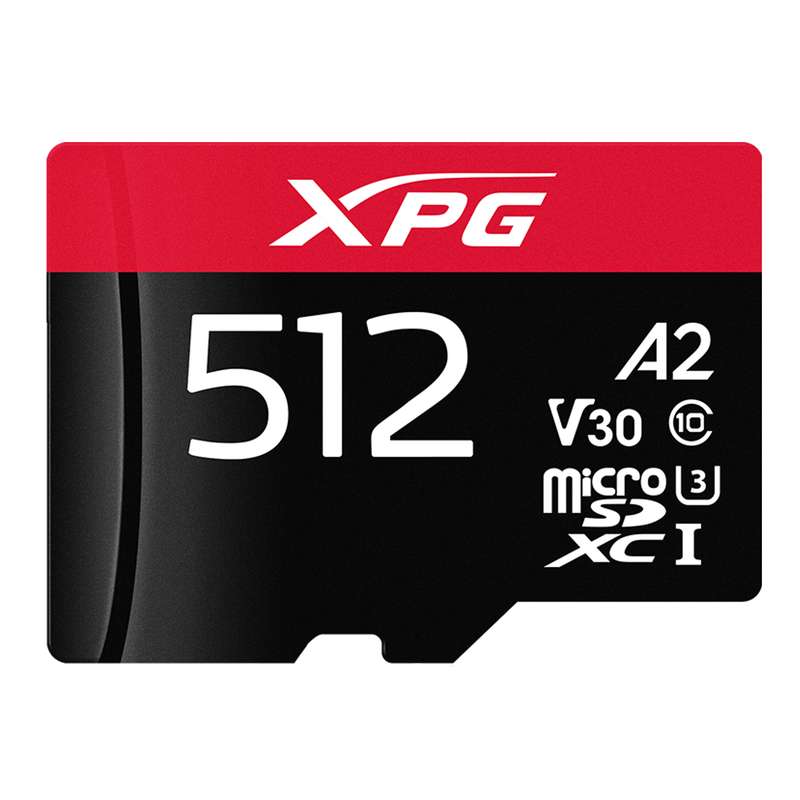 کارت حافظه‌ microSDXC ای دیتا ایکس پی جی مدل INSTANT GAME-IFICATION کلاس 10 استاندارد UHS-I U3 سرعت 100MBps ظرفیت 512 گیگابایت
